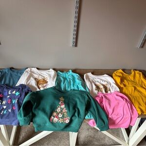 8 kids long sleeves - 2T/3T